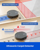 Proscenic V10 Robot Vacuum Cleaner, 3000Pa Strong Suction LiDAR robot vacuum, Sonic Mopping, Ultrasonic Carpet Recognition, App & Alexa Voice Control, Self-Charging, for Hard Floor & Low Pile Carpet