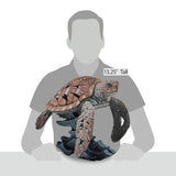 Enesco Edge Sculpture Sea Turtle Figure, 13.25 inches