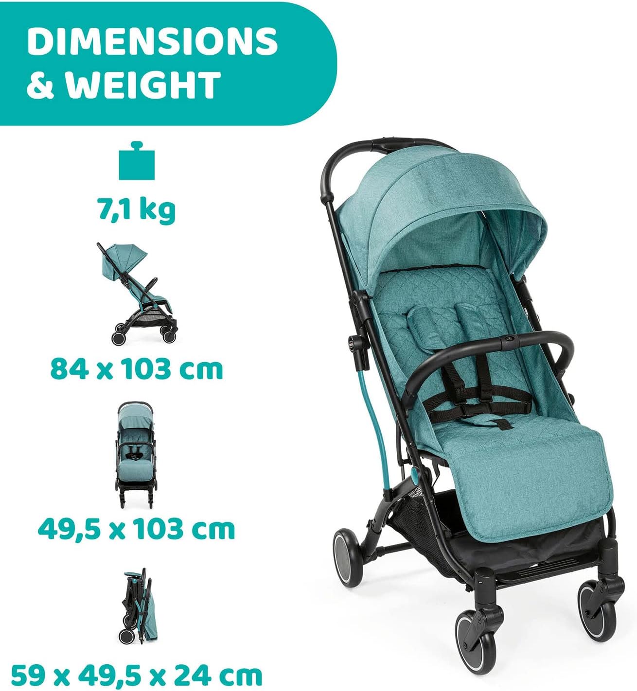 Chiccco Trolleyme Emerald Stroller