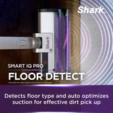 Shark CleanSense IQ+ Cordless Vacuum, Smart IQ PRO with 4 Smart Sensors, Auto Empty Convenience, Powerful Suction and Ultra-lightweight at 2.2kg, Shark IW3241SM 9 (USED)