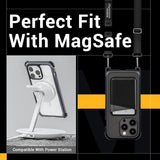 MAGEASY Case with Strap For iPhone 15 Pro Max