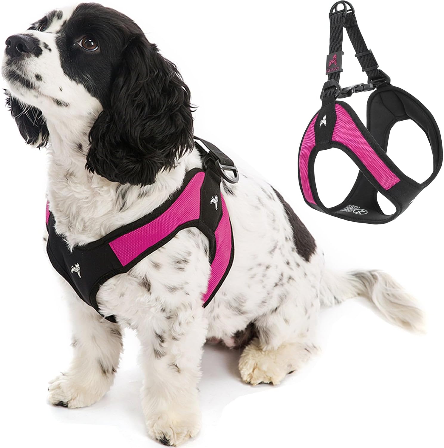 Gooby Escape Free Easy Fit Harness Hot Pink Large