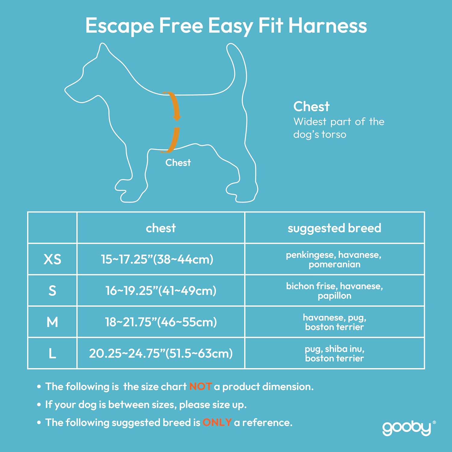 Gooby Escape Free Easy Fit Harness Hot Pink Large