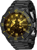Invicta Men's Aviator 50mm Stainless Steel Automatic Watch, Gunmetal (Model: 39916), Gunmetal