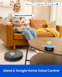 Proscenic V10 Robot Vacuum Cleaner, 3000Pa Strong Suction LiDAR robot vacuum, Sonic Mopping, Ultrasonic Carpet Recognition, App & Alexa Voice Control, Self-Charging, for Hard Floor & Low Pile Carpet