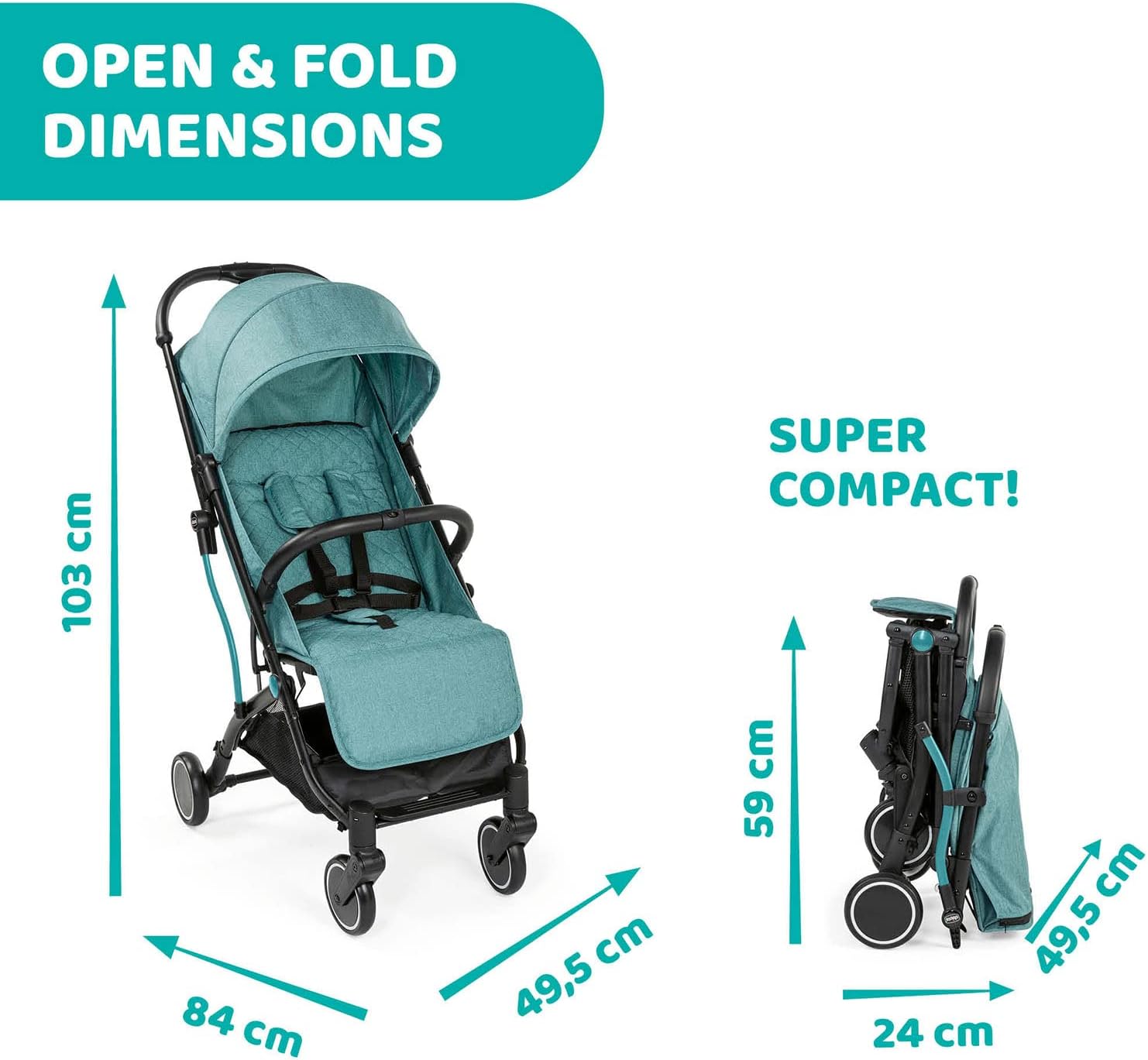 Chiccco Trolleyme Emerald Stroller