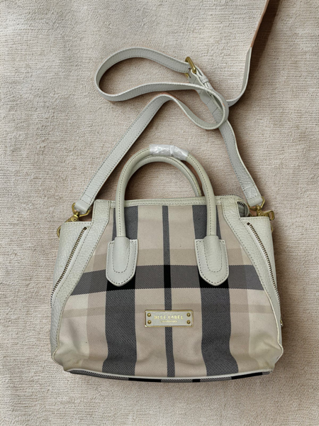 Burberry Blue Label Crestbridge 2way Shoulder Bag Handbag – Cash