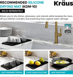 Kraus KBU11 20 inch Undermount Single Bowl 16 gauge Stainless Steel Kitchen Sink JE