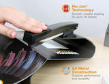Bostitch Office No-Jam Booklet Stapler, 20 Sheets, No-Jam Technology, Black (B440SB)