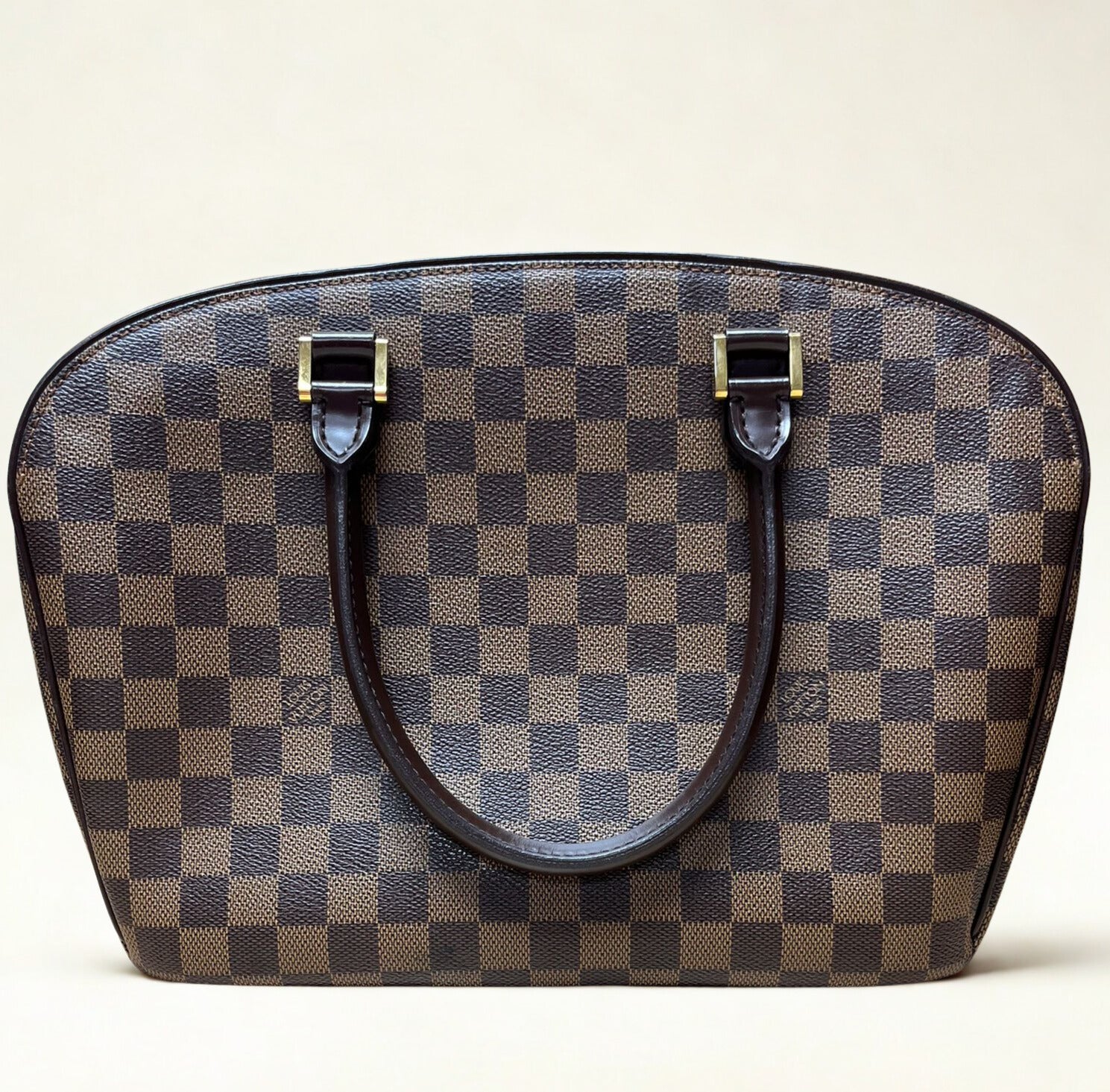 Louis Vuitton Sarria Horizontal Damier Ebene Canvas Double Top Handle Bag