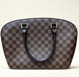 Louis Vuitton Sarria Horizontal Damier Ebene Canvas Double Top Handle Bag