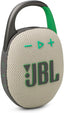 JBL Clip 5 - Ultra-Portable, Waterproof & Dustproof Bluetooth Speaker, Big Pro Sound with Punchy bass, Integrated Carabiner, Up to 12 Hours of Play, Made in Part with Recycled Materials Sand