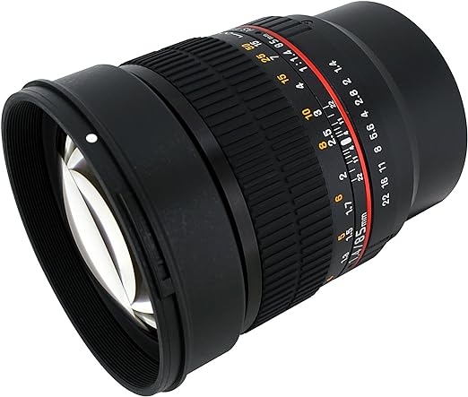Rokinon 85M-MFT 85mm F1.4 Ultra Wide Lens for Micro Four-Thirds Mount Fixed Lens for Olympus/Panasonic Micro 4/3 Cameras