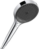 hansgrohe Rainfinity Rain 5-inch Modern Handheld Shower Head 3-Spray PowderRain, Intense PowderRain, Intense Turbo in Chrome