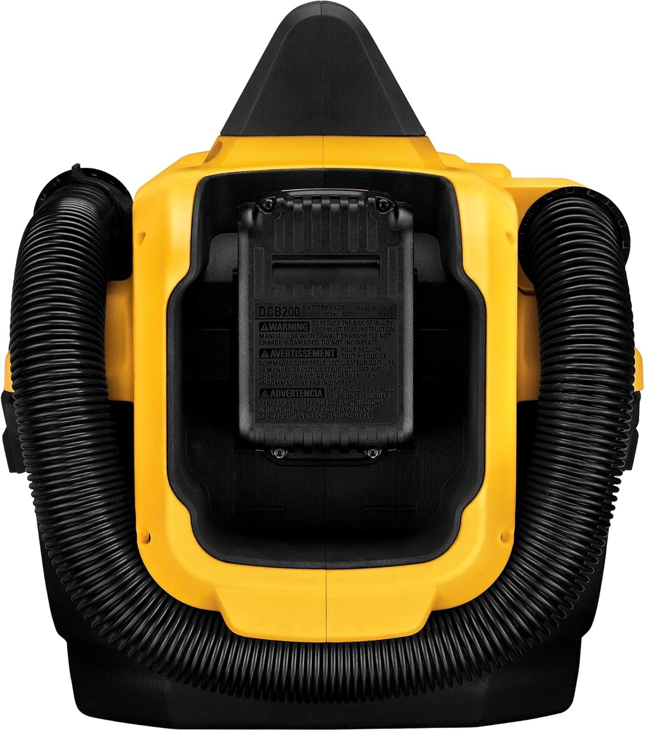 DEWALT DCV580H 20V MAX Cordless Wet-Dry Vacuum 17.10 Inch x 12.80 Inch x 12.30 Inch Yellows