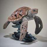 Enesco Edge Sculpture Sea Turtle Figure, 13.25 inches