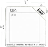 SAN FRANCISCO BABY Bear Ears Hooded Bamboo Towel 35in x 35in White