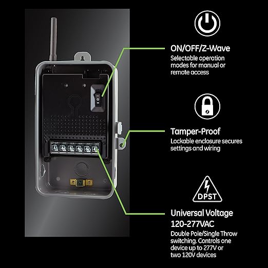 GE Z-Wave Plus Direct Wire 40 Amp Smart Switch