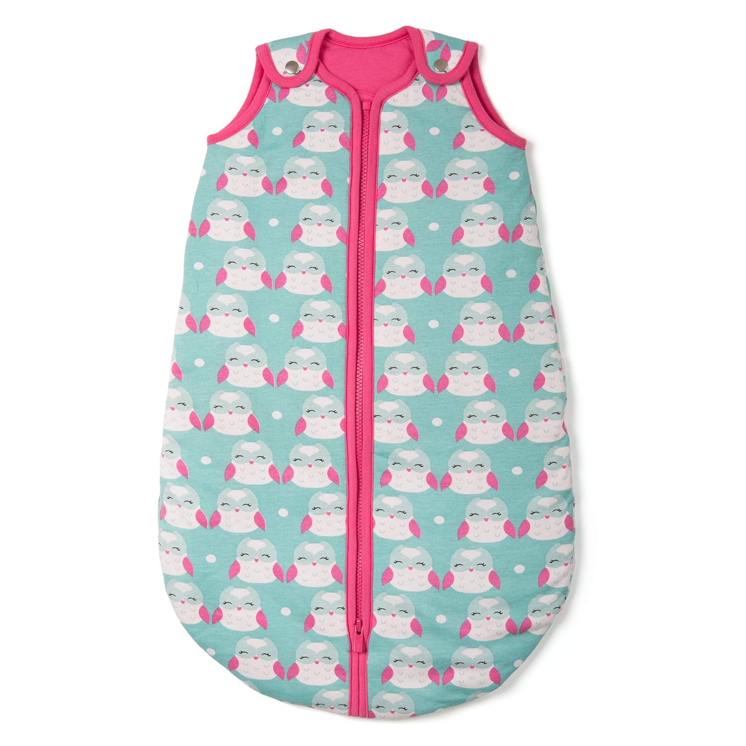 baby deedee Sleep Nest Tee Baby Sleeping Bag, Bashful Owls, Small (0-6 Months)
