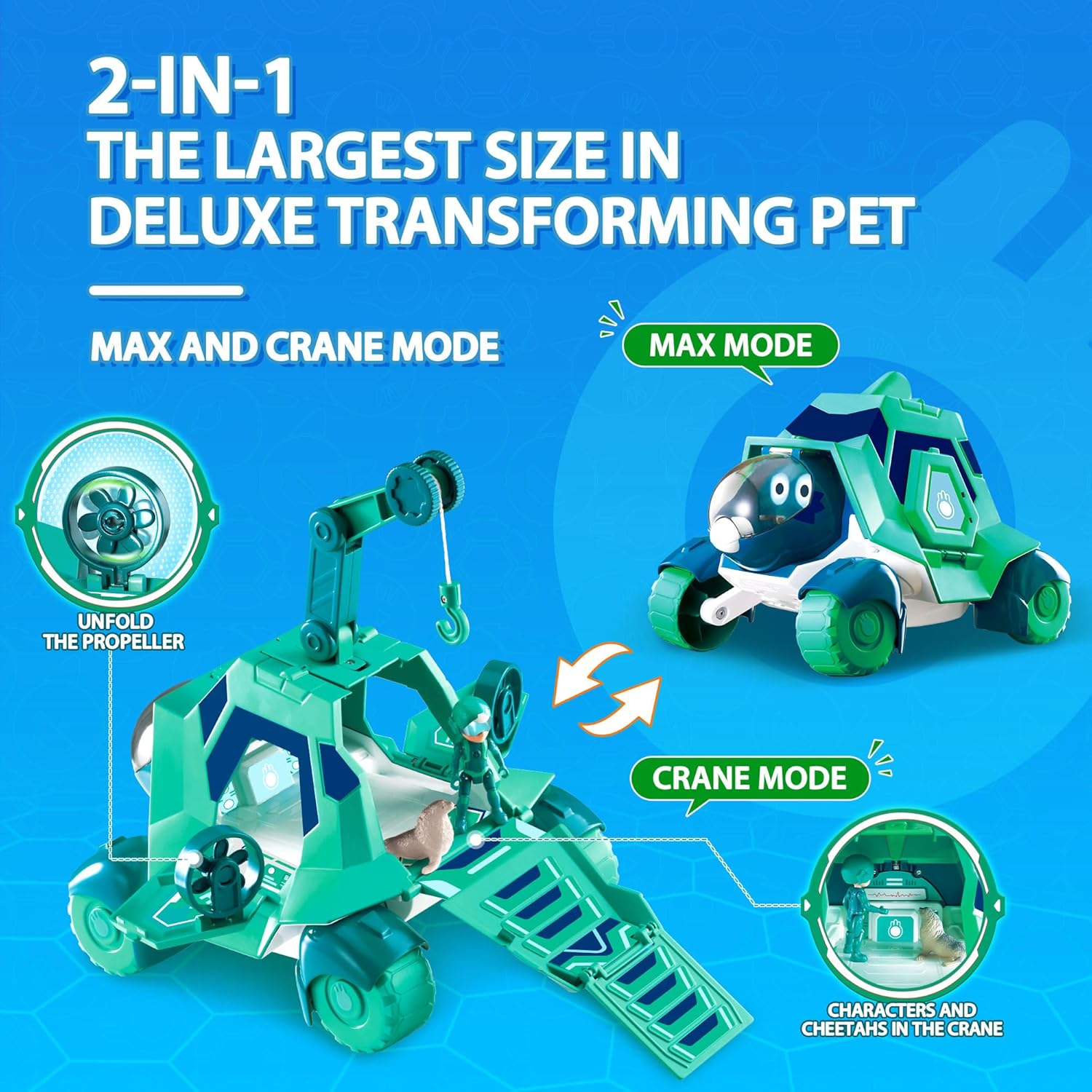 Petronix EU820130 Max Mode Transforming Shell-E Play Figure