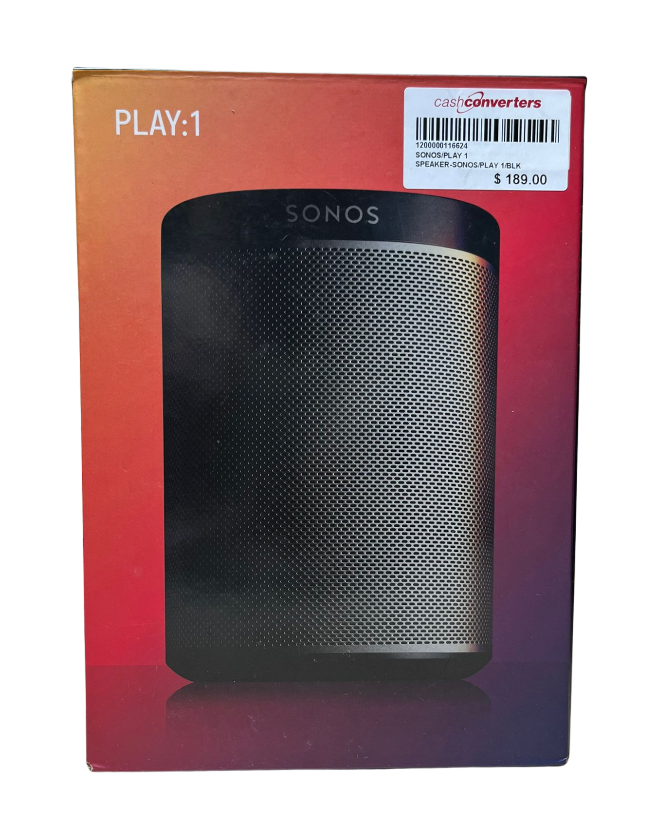 Sonos PLAY1UK1BLK Play 1 Wireless Speaker Black