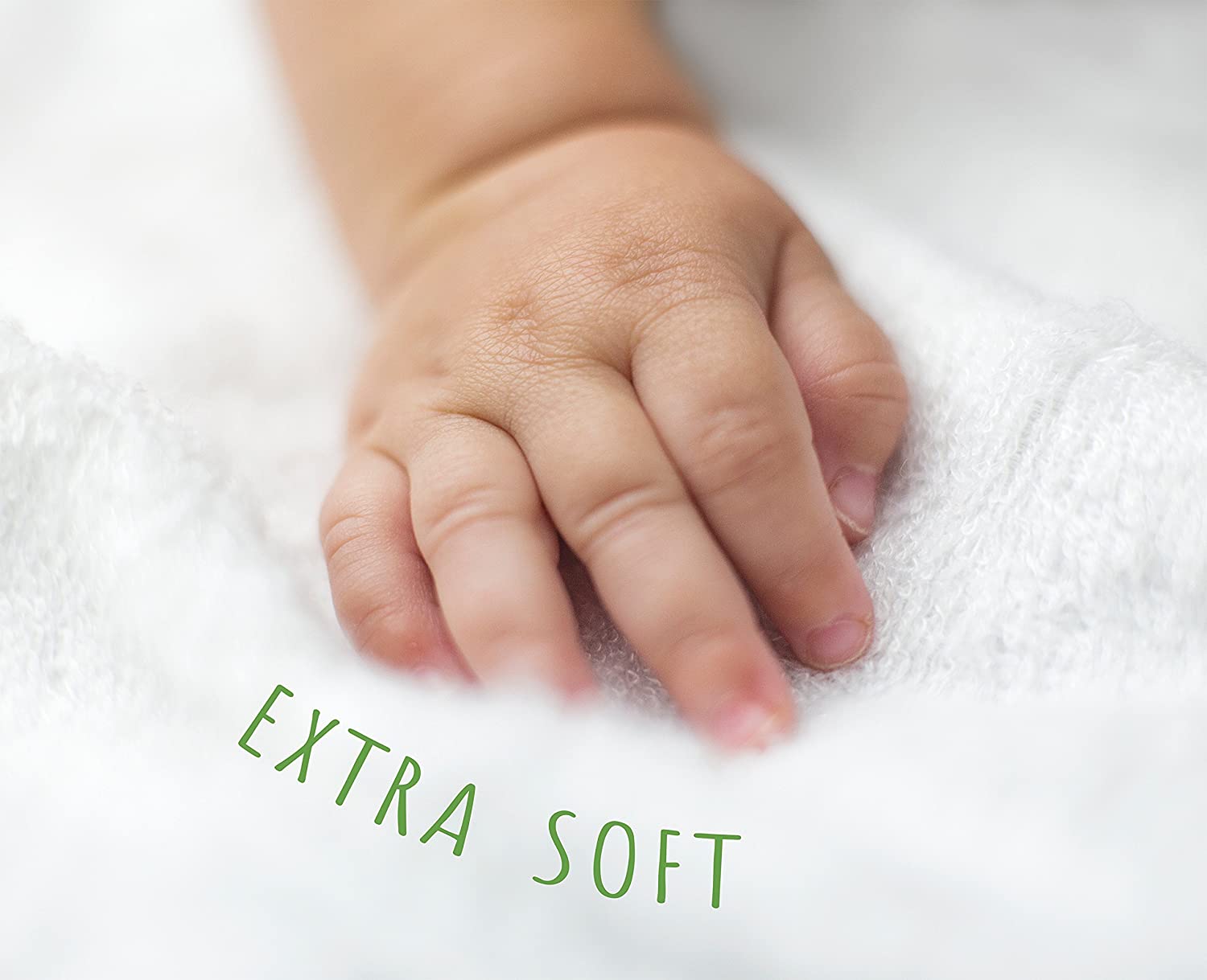 SAN FRANCISCO BABY Bear Ears Hooded Bamboo Towel 35in x 35in White