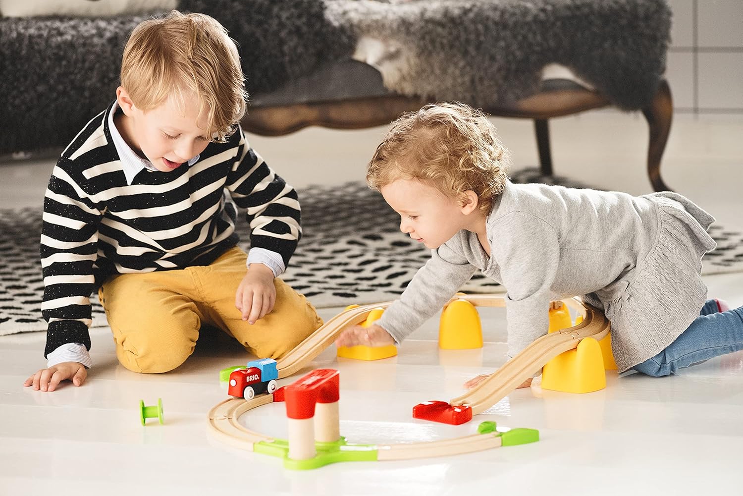 BRIO 33710 My First Railway Battery Train Set Green