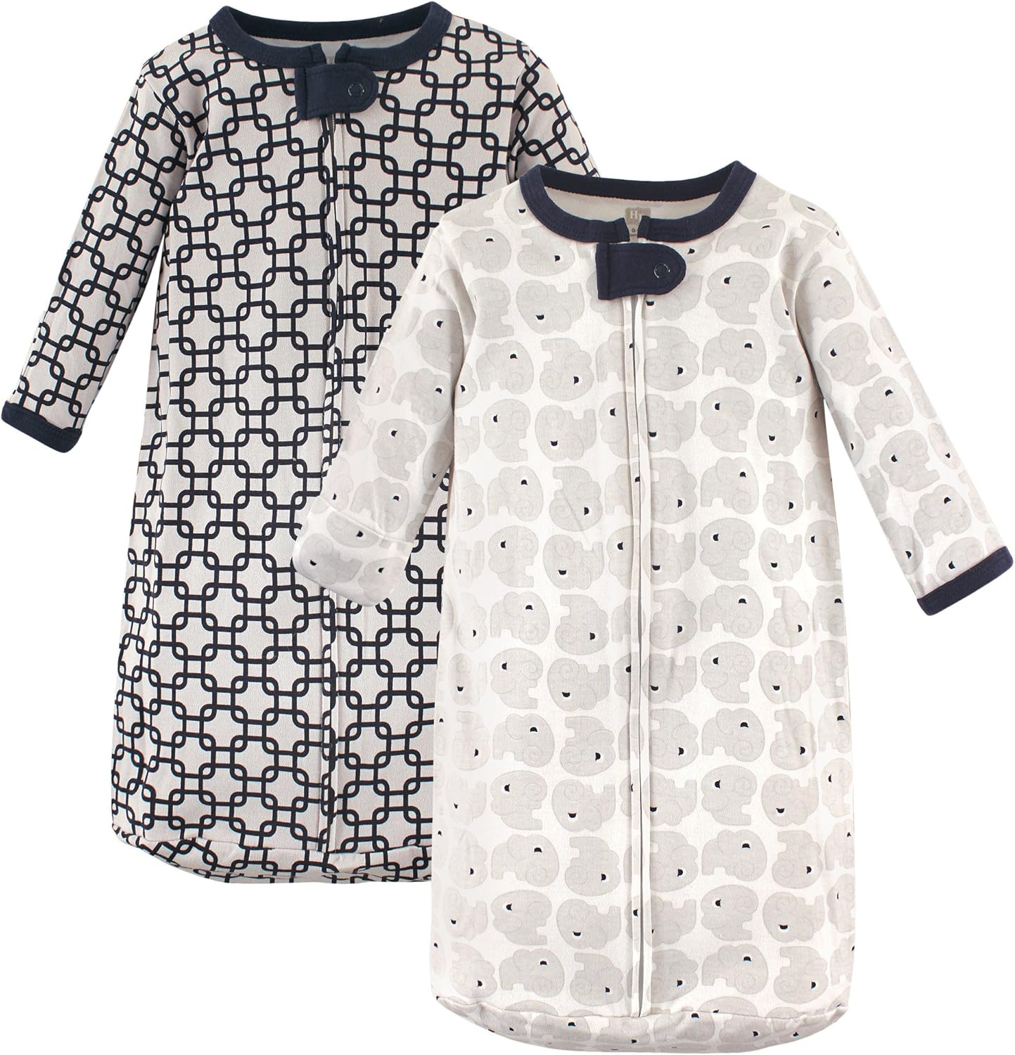 Hudson Baby Unisex Baby Cotton Long-Sleeve Wearable Sleeping Bag, Sack, Blanket