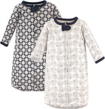 Hudson Baby Unisex Baby Cotton Long-Sleeve Wearable Sleeping Bag, Sack, Blanket