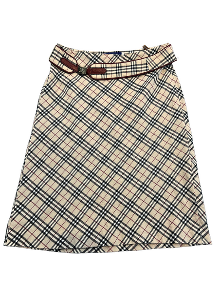 Burberry nova check skirt hotsell