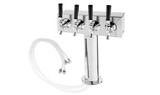 Bev Rite 4 Faucet Tower Beer Kegerator