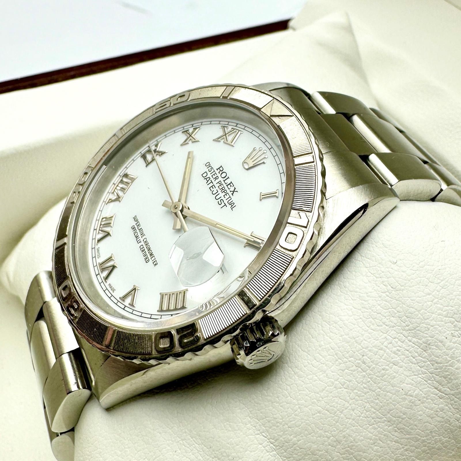 Rolex 16264 Turn-O-Graph Automatic Stainless Steel Men Watch