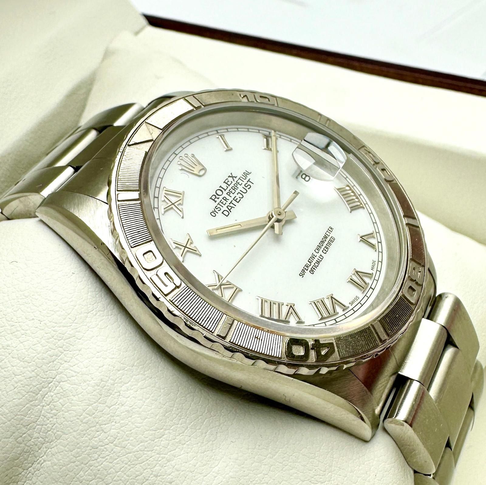 Rolex 16264 Turn-O-Graph Automatic Stainless Steel Men Watch