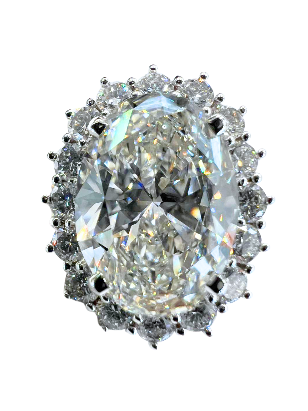 6.03 Carat 18K Lab Grown Diamond Ring