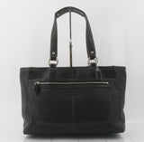 Coach Black Colour Leather Tote Bag