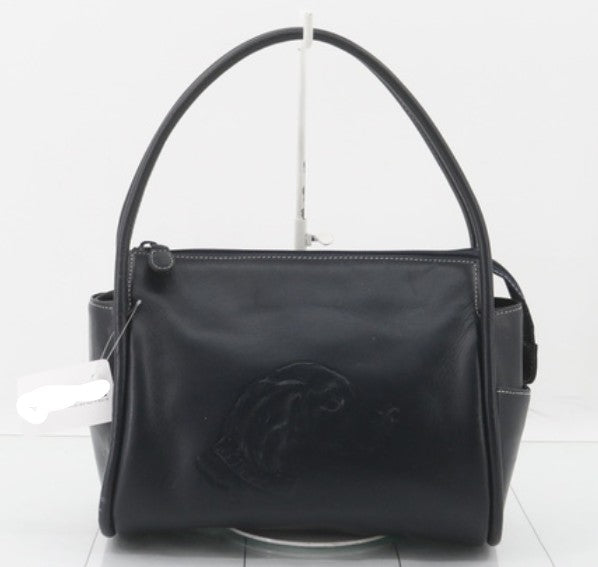 Kitamura Motomachi Navy Colour Leather Shoulder Bag