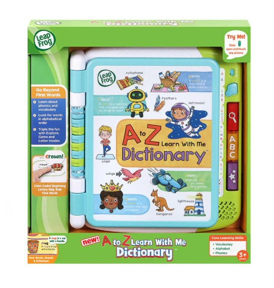 Leapfrog Atoz Learn With Me Dictionary Learning Toy