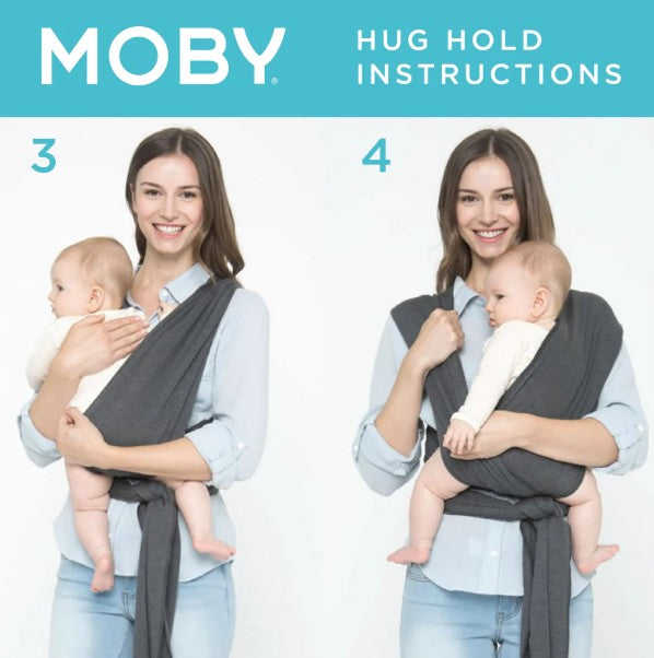 Moby Black ColouR Baby Classic Wrap