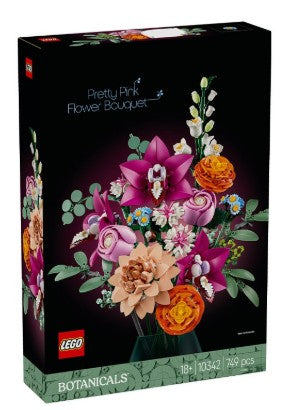 Lego 10342 Pretty Pink Flower Bouquet 749pcs Puzzle