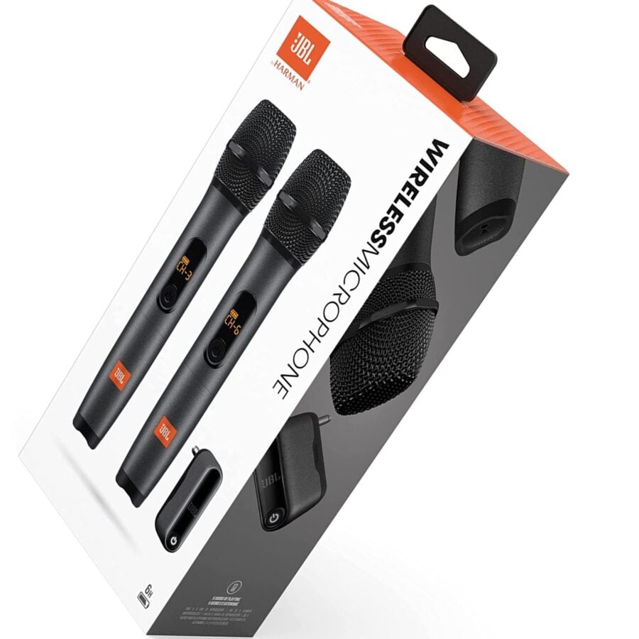 JBL WM Black Colour Wireless Microphone Set