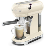 Smeg ECF02CRUK 1450W Cream Colour Coffee Machine