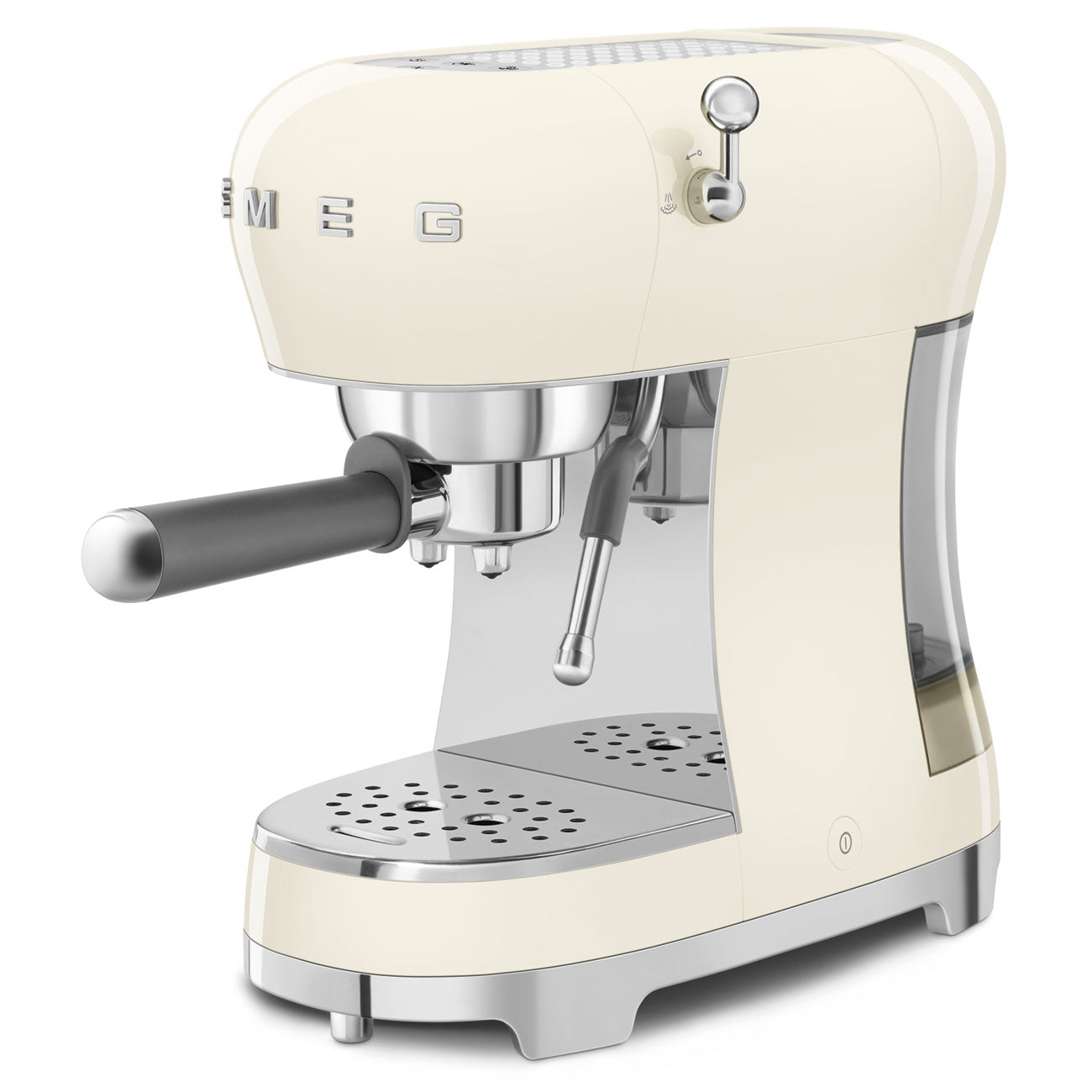Smeg ECF02CRUK 1450W Cream Colour Coffee Machine