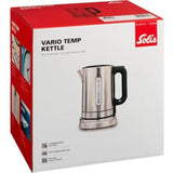 Solis Silver Colour Temperature 1.7L Electric Kettle