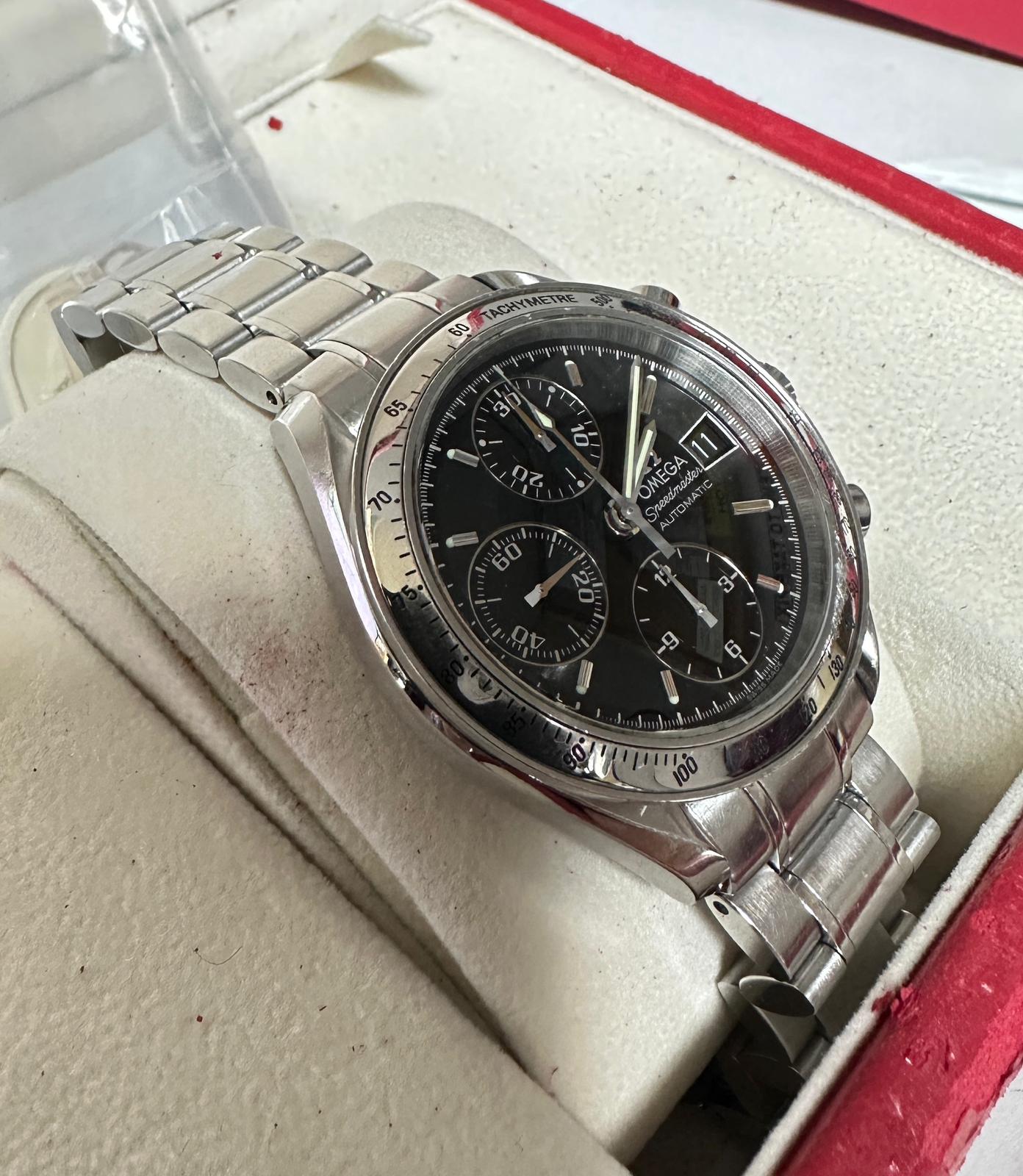 Omega Speedmaster 3513.50 Day Date Chronograph Stainless Steel Bracelet Men Watch