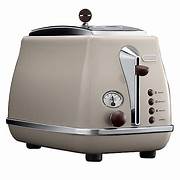 Delonghi TOV2003BG Beige Colour Bread Toaster With Lid