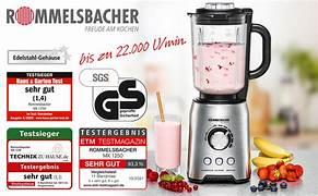 Rommelsbacher MX1250 1200W 6 Blades Glass Blender