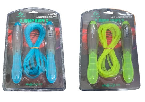 Neon Skipping Rope – Model HJ EV06 (Green/Blue)