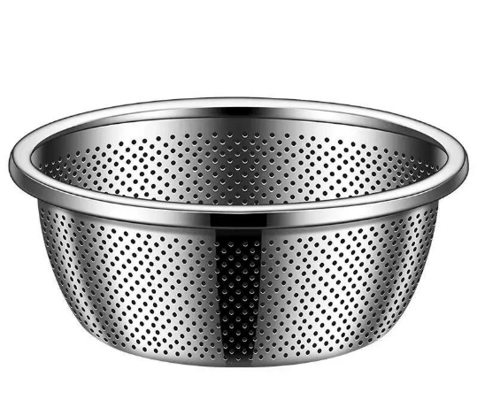 Colander Stainless Steel Round 28Cm