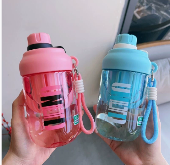 Water Bottle 580ML with Juice Core and Rope