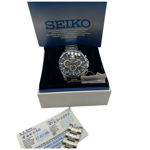 Seiko chronograph ssb345p1 best sale